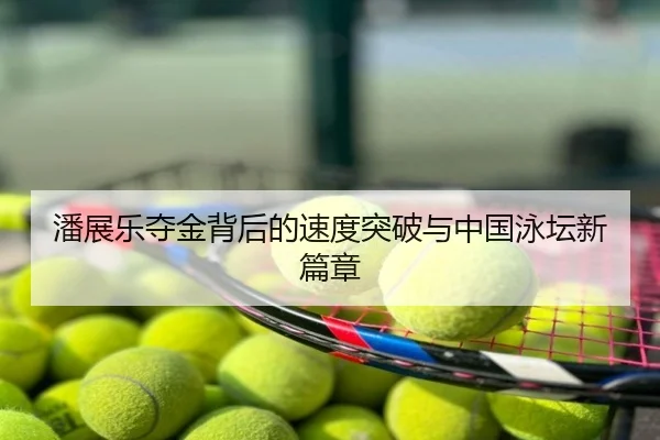 潘展乐夺金背后的速度突破与中国泳坛新篇章